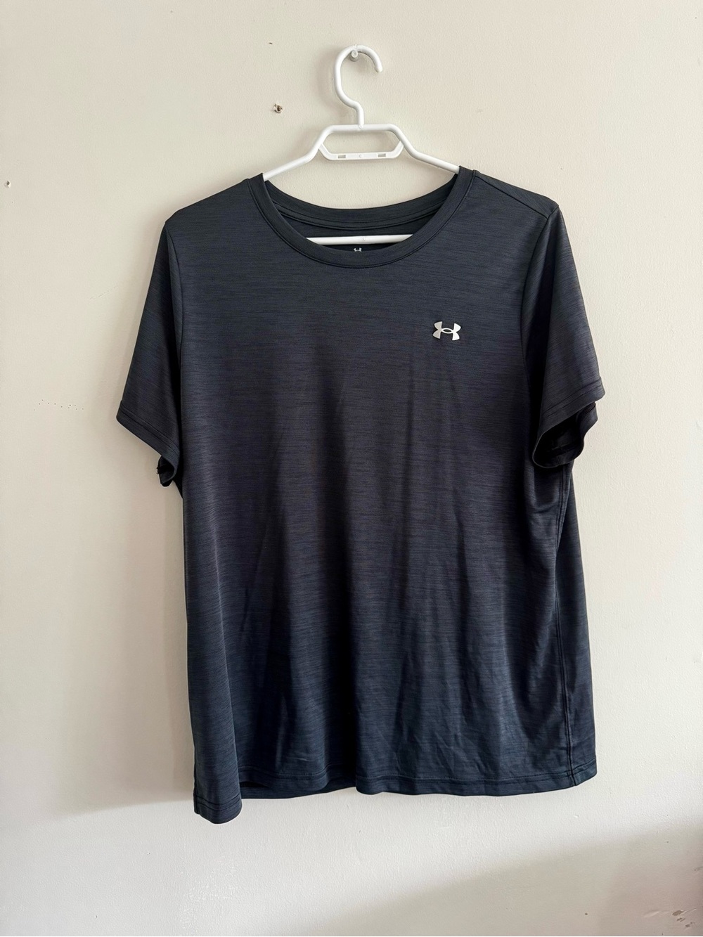 Under Armour Dark Grey Short-Sleeve Tech Crew Shirt 1X